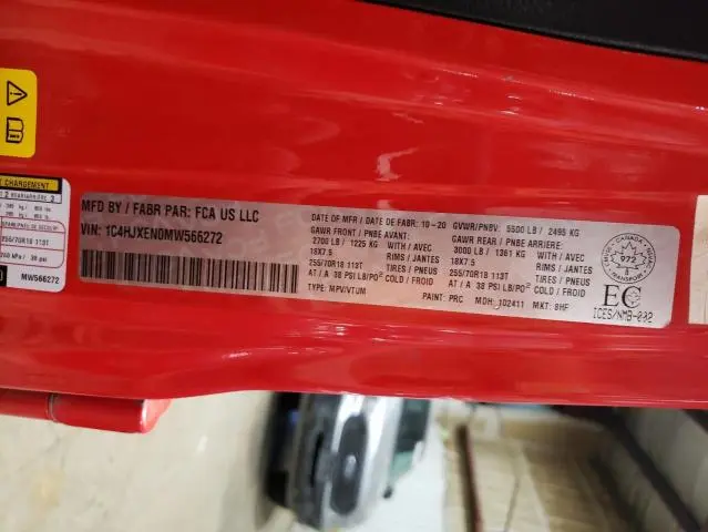 2021 JEEP WRANGLER UNLIMITED SAHARA  