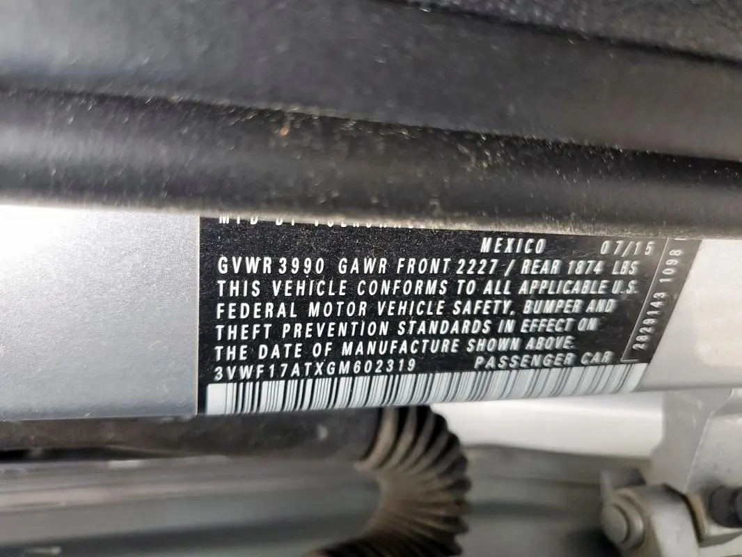 2016 VOLKSWAGEN BEETLE 1.8T  