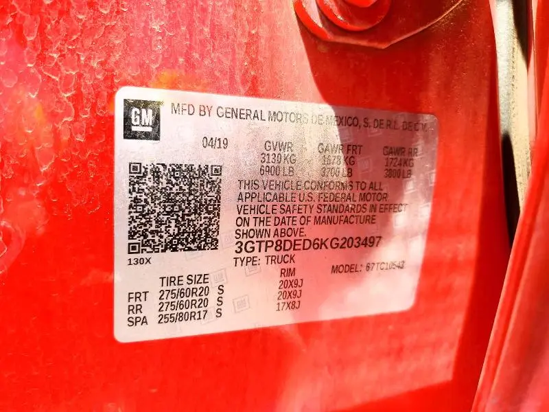 2019 GMC SIERRA C1500 SLT  