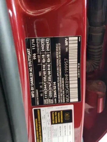 2017 MERCEDES-BENZ GLC 300 4MATIC  