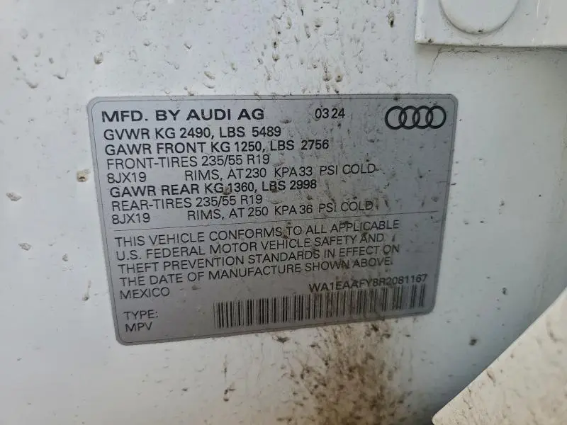 2024 AUDI Q5 PREMIUM PLUS 45  