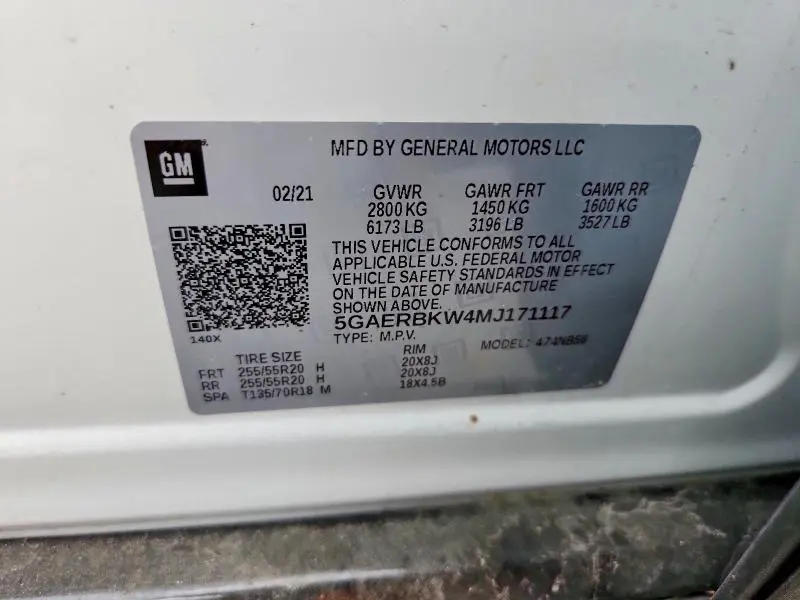 2021 BUICK ENCLAVE ESSENCE  