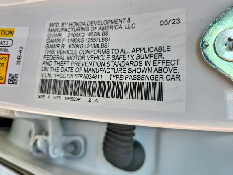 2023 HONDA ACCORD HYBRID SPORT  