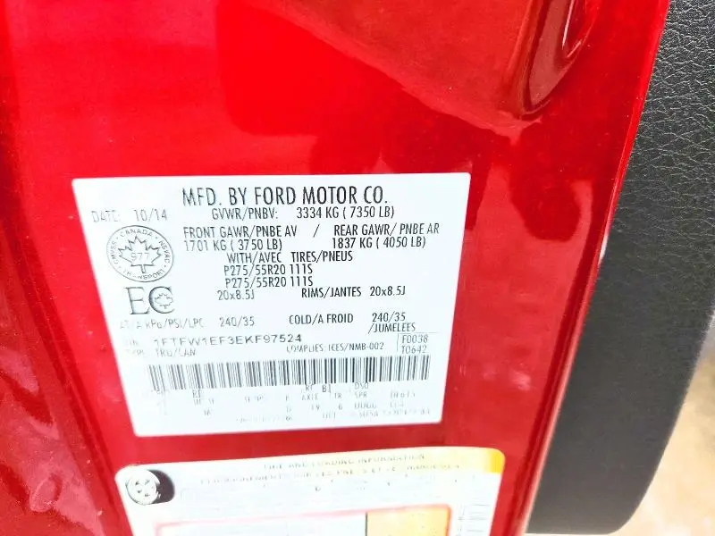 2014 FORD F150 SUPERCREW  