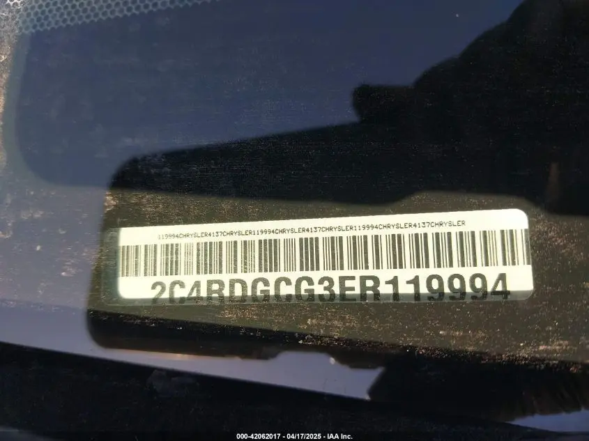 2014 DODGE GRAND CARAVAN SXT