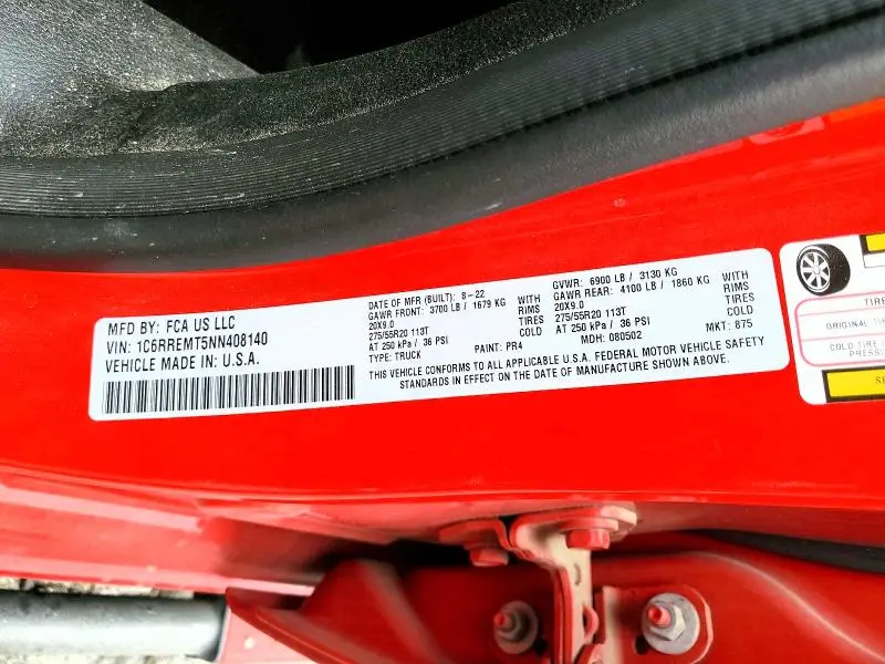 2022 RAM 1500 BIG HORN  