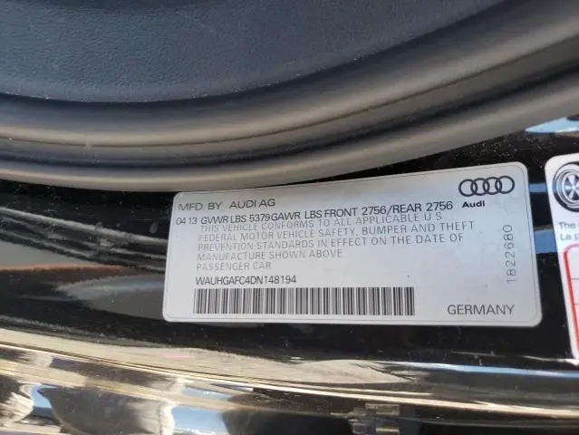 2013 AUDI A6 PRESTIGE  