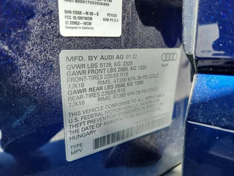 2022 AUDI Q3 PREMIUM S LINE 45  