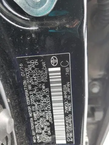 2016 TOYOTA PRIUS   