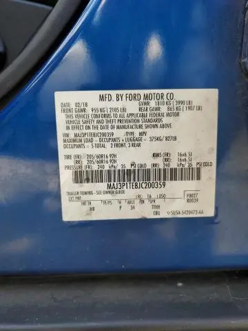 2018 FORD ECOSPORT SE  