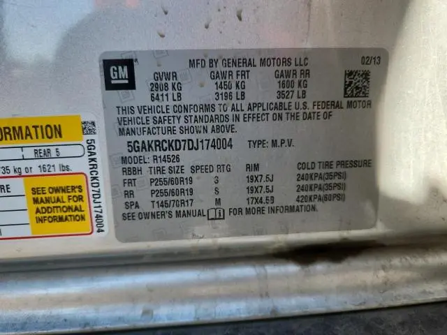 2013 BUICK ENCLAVE   