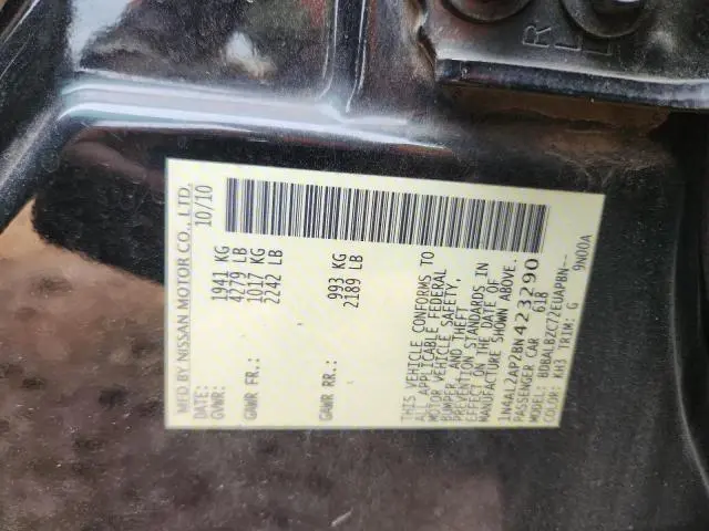 2011 NISSAN ALTIMA BASE  