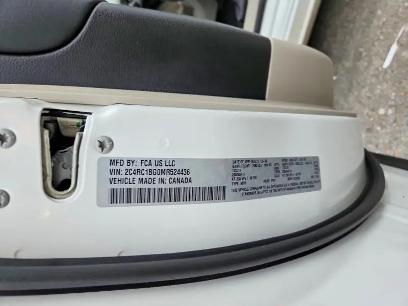 2021 CHRYSLER PACIFICA TOURING L  