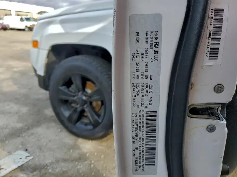 2016 JEEP PATRIOT SPORT  