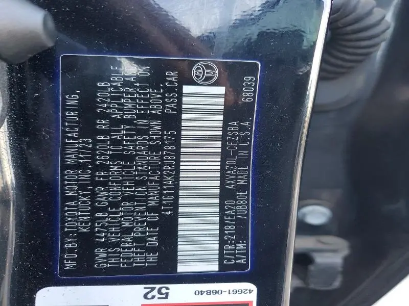 2024 TOYOTA CAMRY SE  