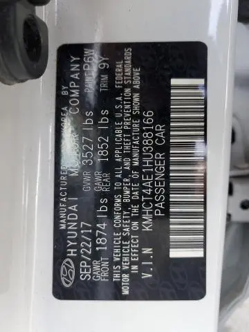 2017 HYUNDAI ACCENT SE