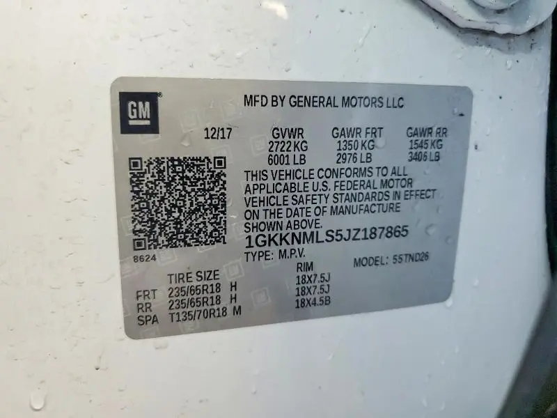 2018 GMC ACADIA SLT-1  