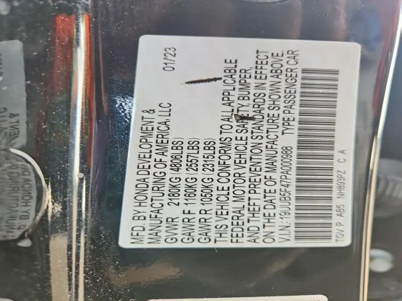 2023 ACURA TLX TECHNOLOGY  