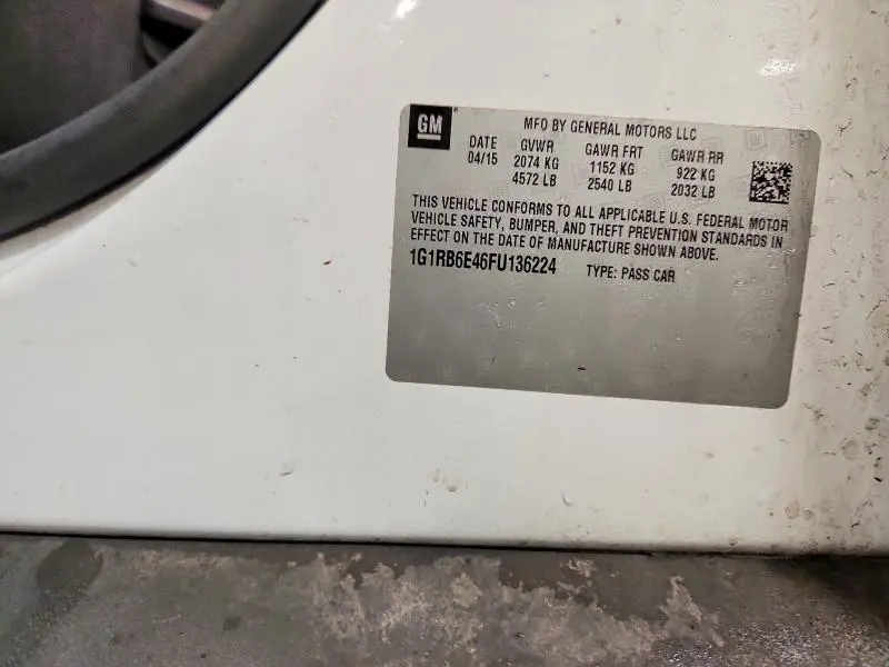 2015 CHEVROLET VOLT   