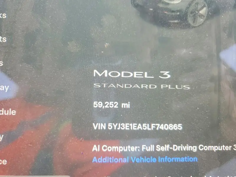 2020 TESLA MODEL 3   