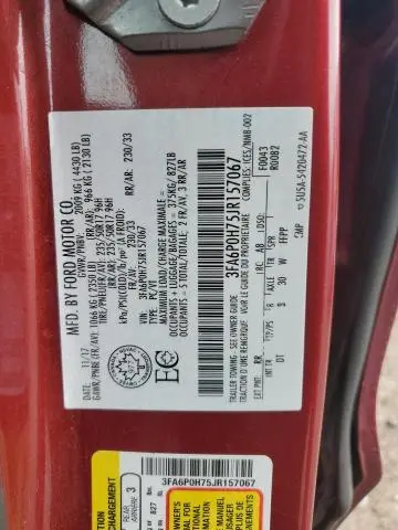 2018 FORD FUSION SE  