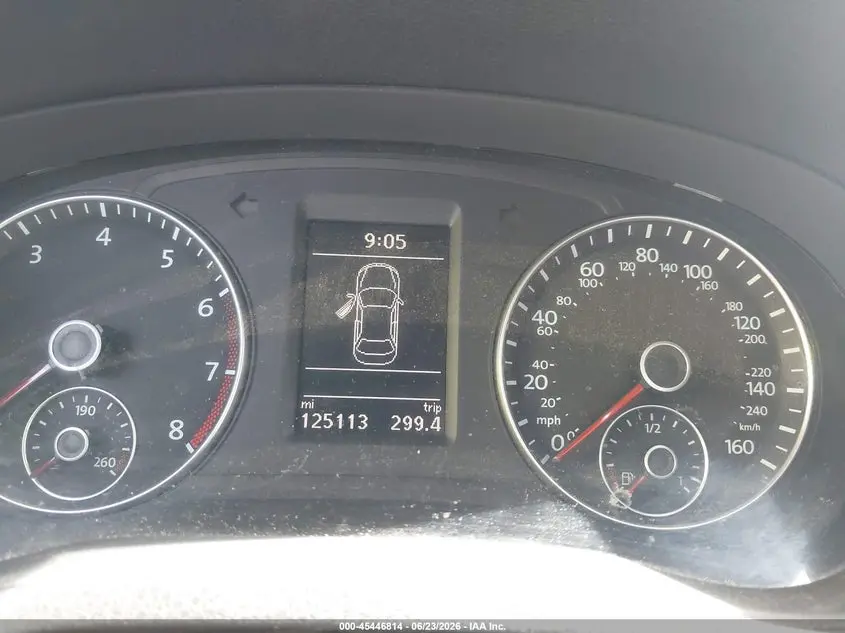 2013 VOLKSWAGEN PASSAT 2.5L SE