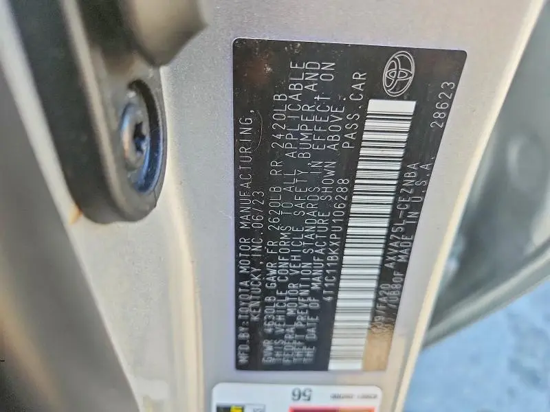 2023 TOYOTA CAMRY LE  