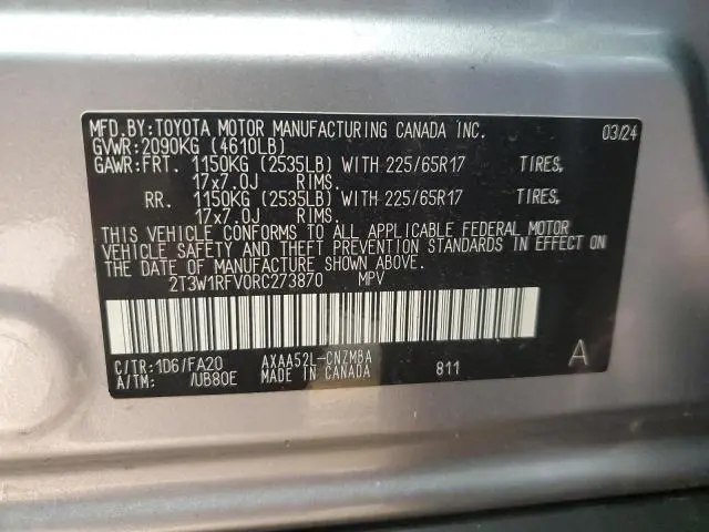 2024 TOYOTA RAV4 XLE