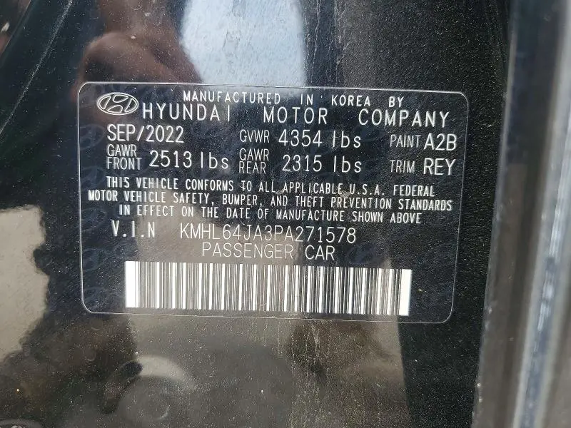 2023 HYUNDAI SONATA SEL  