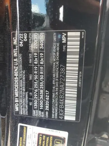 2022 MERCEDES-BENZ GLE 350 4MATIC  