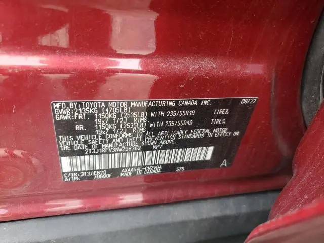 2022 TOYOTA RAV4 ADVENTURE  