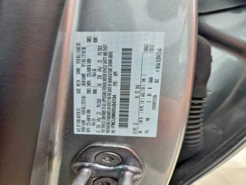 2024 FORD ESCAPE ST LINE  