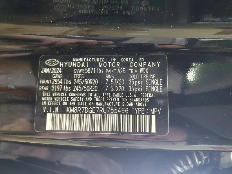 2024 HYUNDAI PALISADE CALLIGRAPHY  