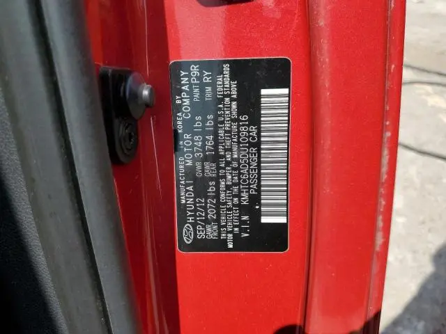 2013 HYUNDAI VELOSTER   