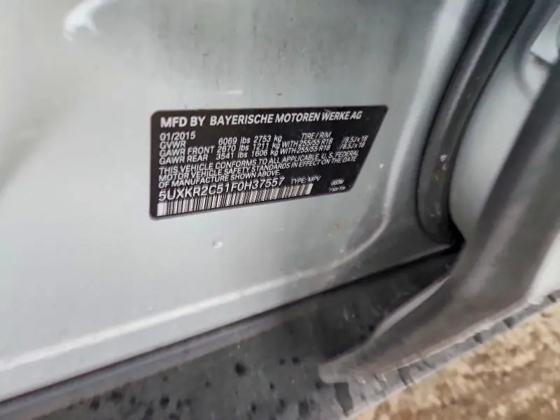 2015 BMW X5 SDRIVE35I  