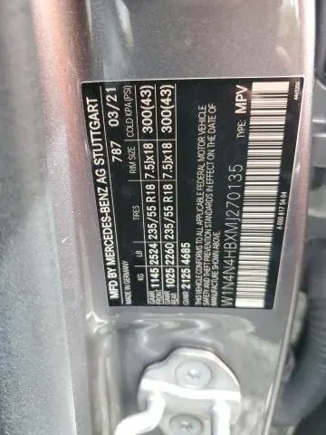 2021 MERCEDES-BENZ GLA 250 4MATIC  