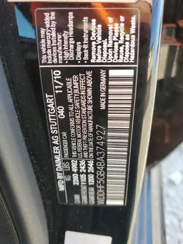 2011 MERCEDES-BENZ E 350  