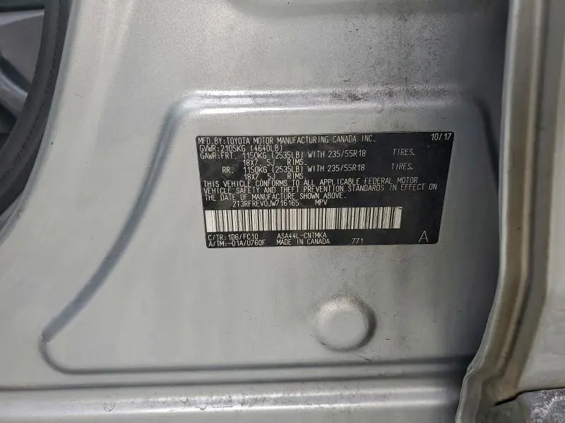 2018 TOYOTA RAV4 ADVENTURE  