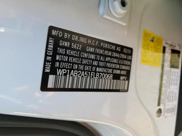 2015 PORSCHE MACAN S  