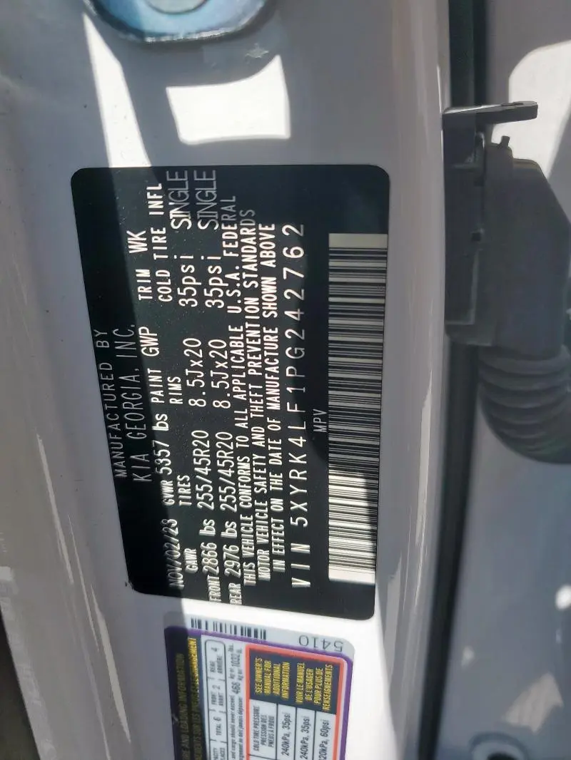 2023 KIA SORENTO SX  
