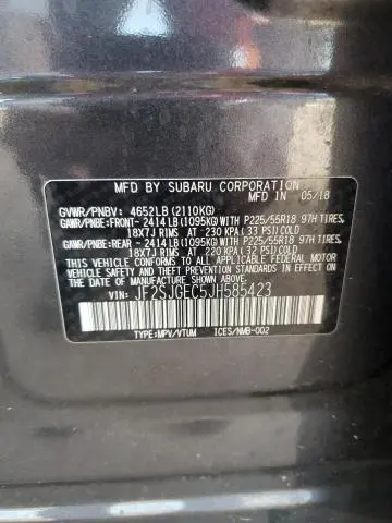 2018 SUBARU FORESTER 2.0XT PREMIUM  