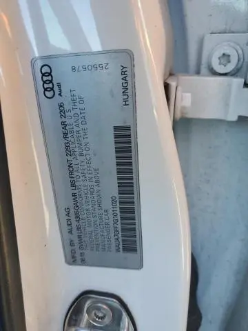 2016 AUDI A3 PREMIUM  