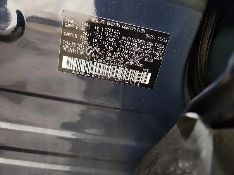 2023 SUBARU ASCENT LIMITED  