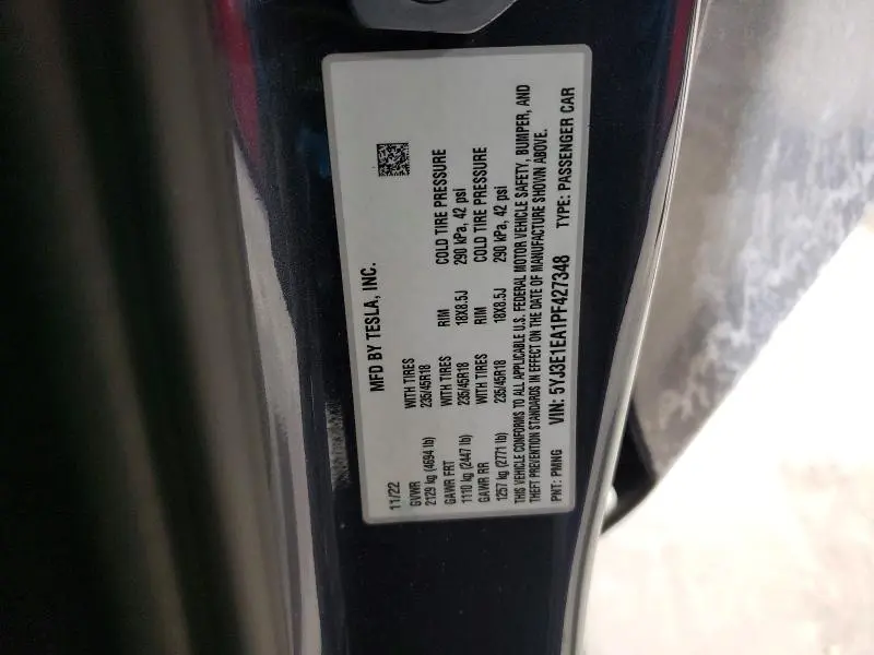 2023 TESLA MODEL 3   
