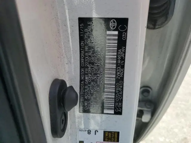2015 TOYOTA PRIUS   
