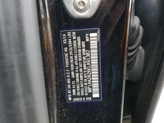 2014 PORSCHE CAYENNE   