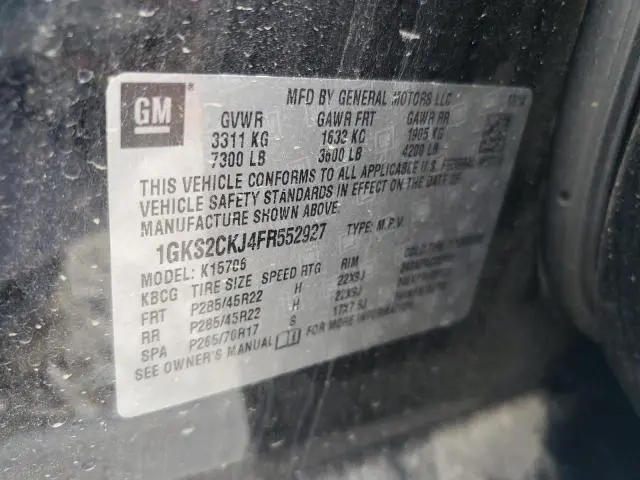 2015 GMC YUKON DENALI  