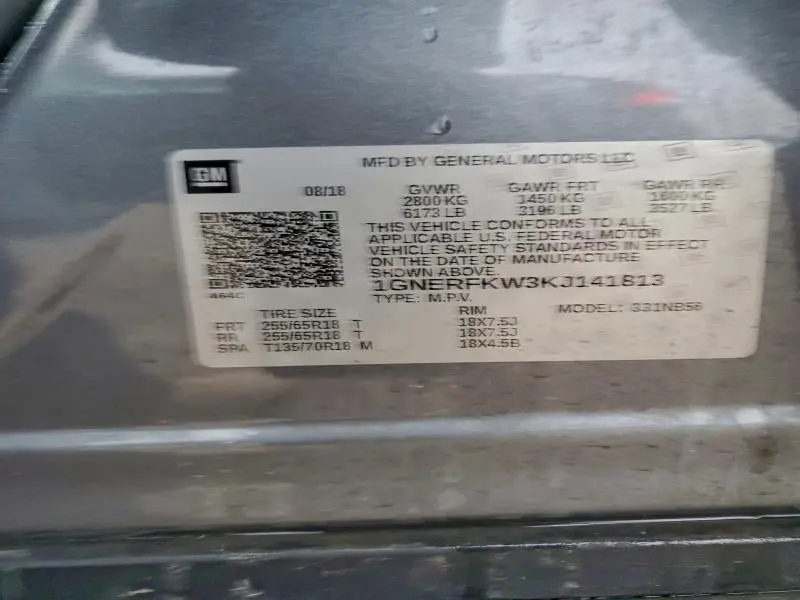 2019 CHEVROLET TRAVERSE LS  