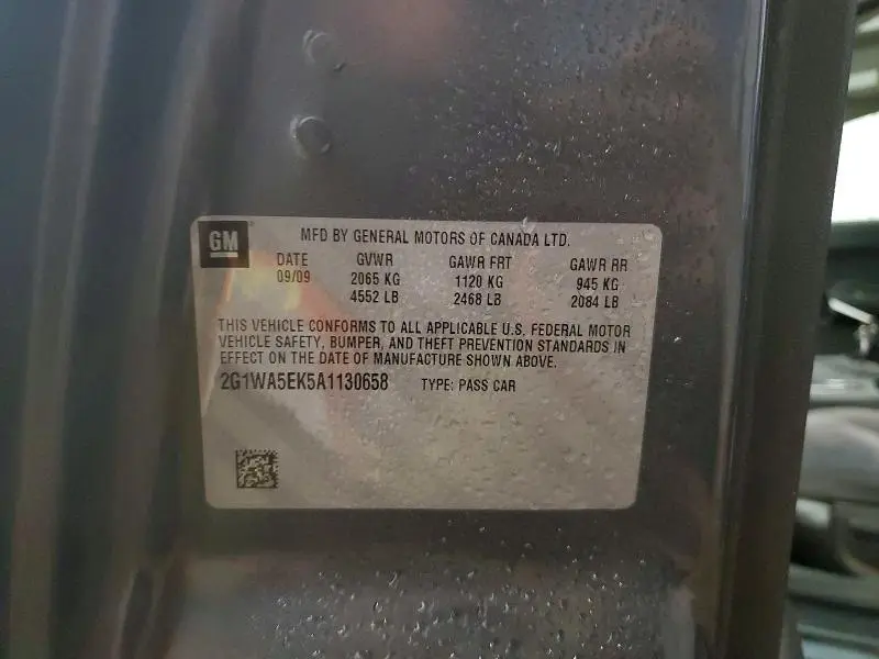 2010 CHEVROLET IMPALA LS  