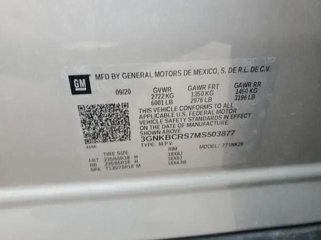 2021 CHEVROLET BLAZER 2LT  